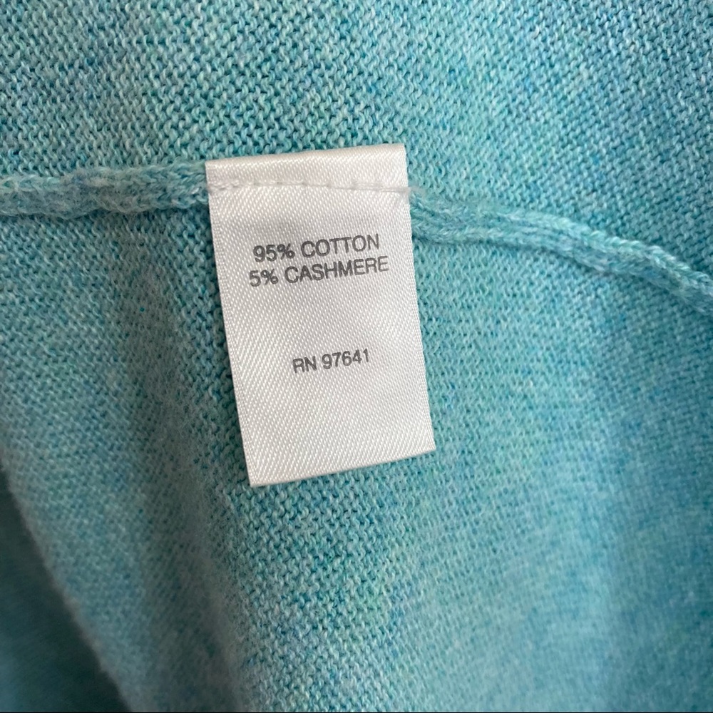 J Jill Purejill Cotton Cashmere Blend Cardigan M - Picture 7 of 8